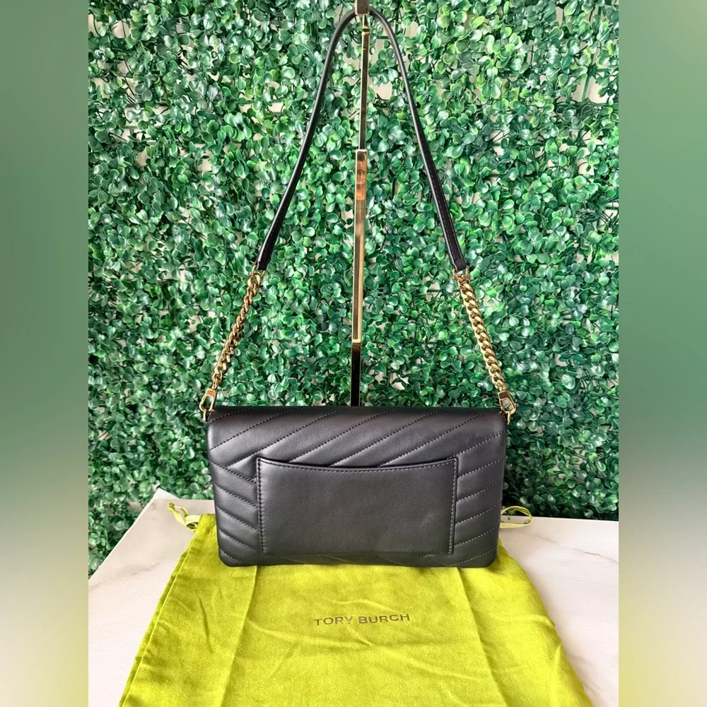 Tory Burch Black Quilted Kira Shoulder Bag